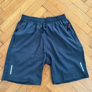 Navy Gym Shorts Size L NBW
